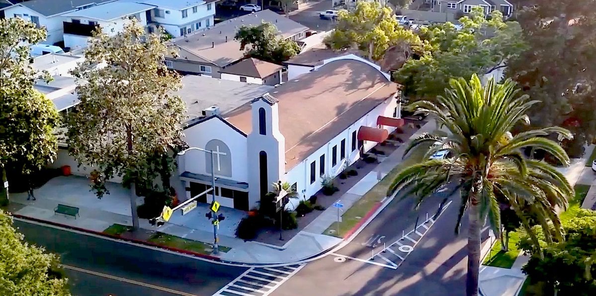 Aerial view of Grace at The Circle location in Orange, CA